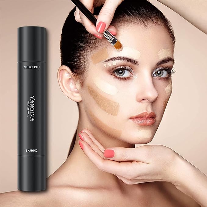 2023 Upgrade Contour Stick, 2 Colors Double-end Contour Stick,