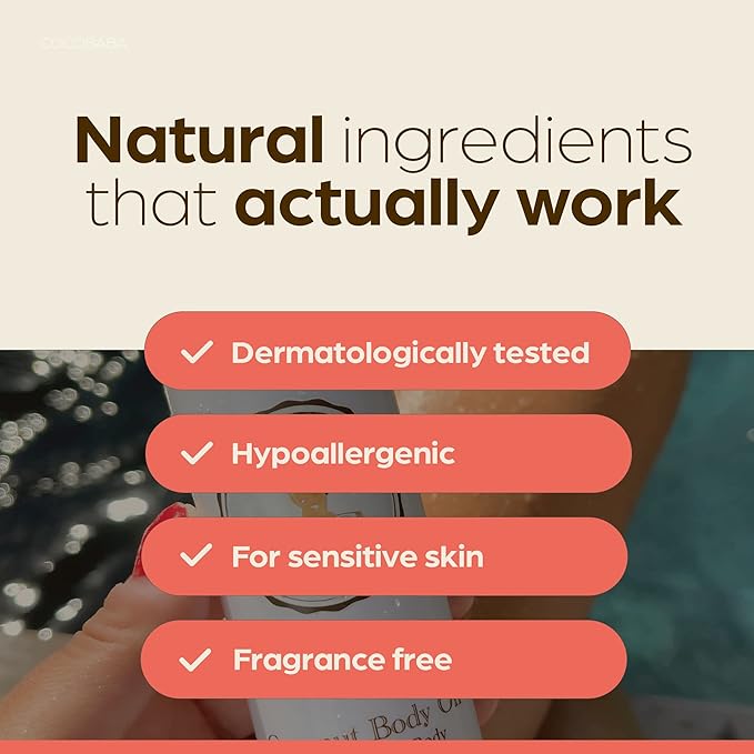 Cocobaba Stretch Mark Relief Set - Belly oil for pregnancy care package | Stretch Mark Cream for Pregnancy | Body wash | Body scrub | First time mom gift | Pregnancy Must have