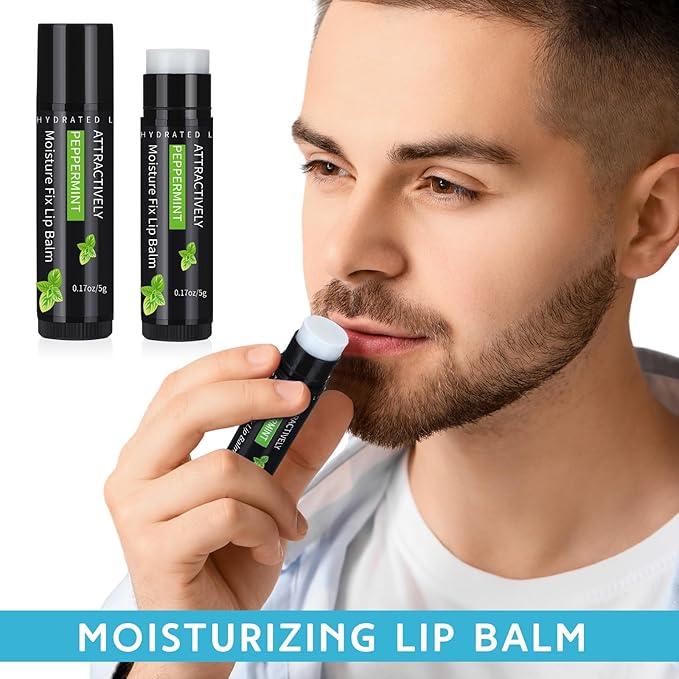 4 Pcs Lip Balm with Gift Lips