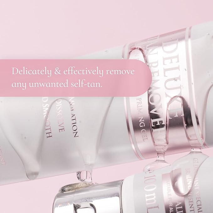 Loving Tan Deluxe Tan Remover Gel - Effective & Gentle Self Tanning Remover, Self Tanner Remover Suited for All Skin Types - Cruelty Free, Sulphate, Paraben & PEG Free - 6.7 Fl Oz