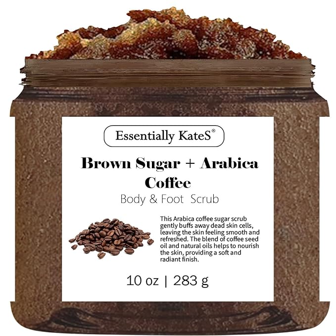 Brown Sugar + Arabica Coffee Body & Foot Scrub 10 oz