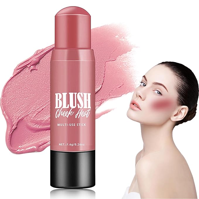 Cream Blush Stick Makeup,Blush Stick for All Skin & Eyes（#102）