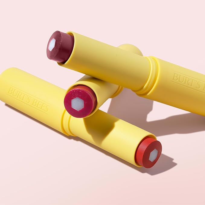 Burt’s Bees Back To School Gift Ideas, Tinted Boosted Balm, Misty Mauve, Hydrating Tinted Lip Balm with Vitamin C, E, and F Core, 24 Hour Lip Moisturizer, 100% Natural Origin, 1 Count, 0.16oz