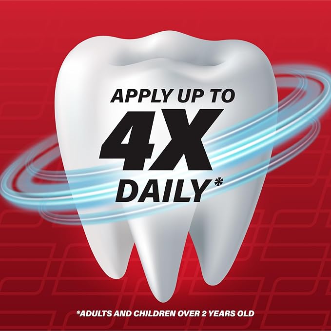 Orajel Rescue Relief Pen with Menthol Cooling Gel for Instant Pain Relief of Tooth & Gum, Canker Sores, Braces and Denture Irritation, Touch-Free Silicone Applicator, 0.07 oz