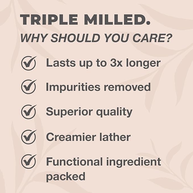 One With Nature Dead Sea Salt Lavender Soap 7oz 3-Pack – Soothing and Exfoliating Soap Bar with Dead Sea Minerals for Face & Body, for Men & Women