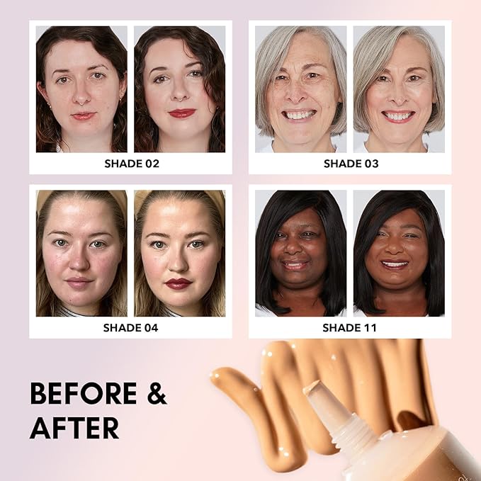 Clover Skin Is In Serum Foundation | Hydrating Face Serum, Lightweight Foundation, Cruelty-Free & Vegan | With Squalane And Sunflower Seed Wax | 30 ml - Shade 09 (Medium-Dark)