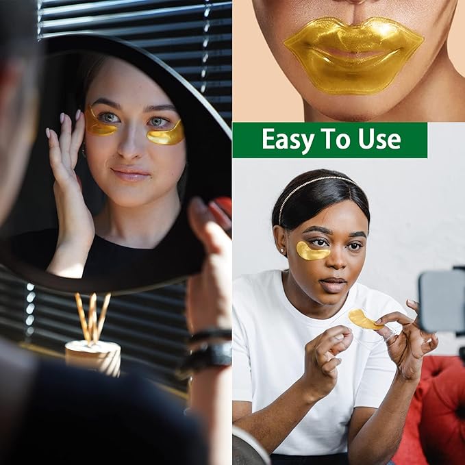 24k gold gel crystal collagen