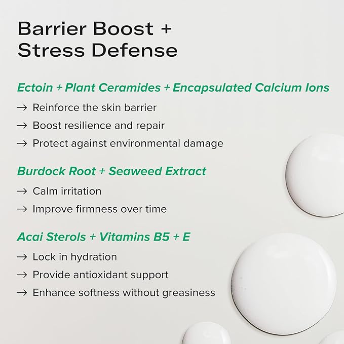 PLUMP Hyaluronic Acid Serum with 5D Hyaluronic Complex, Ectoin, Plant Ceramides, Vitamins B5 & E, Deep Hydration, Strengthens Skin Barrier, Fragrance-Free, 1 fl oz