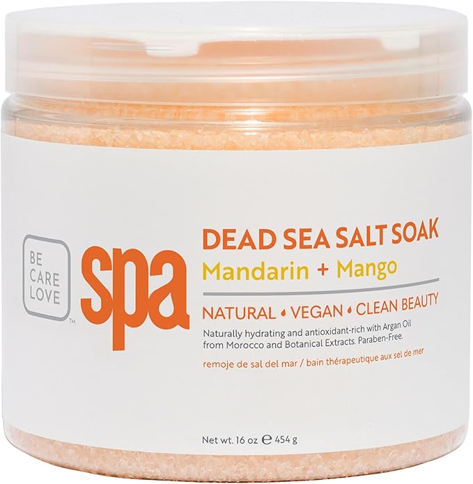BCL SPA Dead Sea Salt Soak, Mandarin + Mango, 16 oz