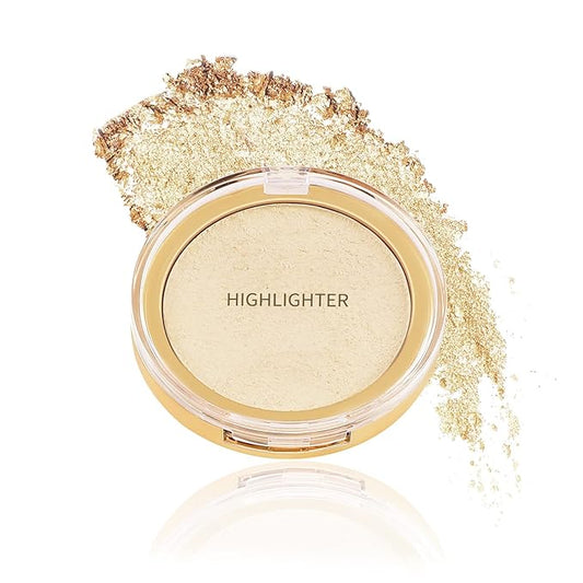 Boobeen Highlighter Powder Palette - Glow Shimmer Illuminator Brighten Skin