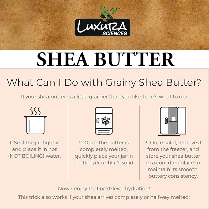 African Shea Butter | 100% Pure & Unrefined Raw Shea Butter for Skin & Hair | Deep Moisturizer for Face, Body & Scalp | Ideal for DIY Lotion, Soap Making & Lip Balm | 7.05 Oz (200g)