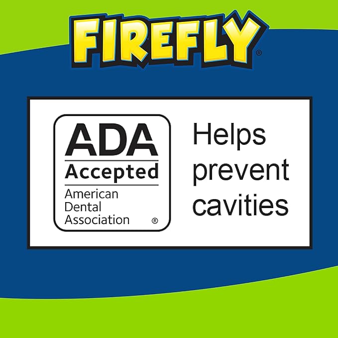 Firefly Kids Anti-Cavity Fluoride Rinse, Paw Patrol, Alcohol Free Formula, ADA Accepted, Helps Prevent Cavities, Bubble Gum Flavor, 16 Ounce (Pack of 2)