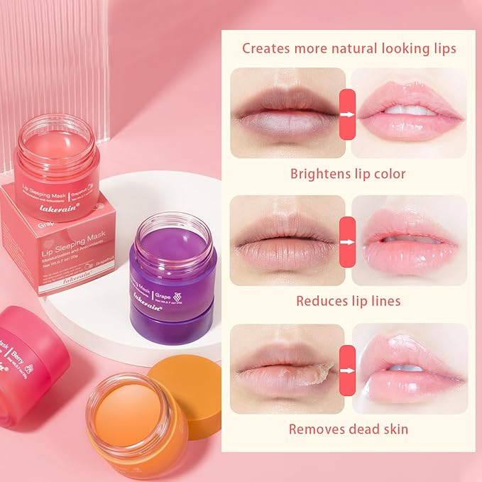 2 Pcs Lip Sleeping Mask, Lip Lines