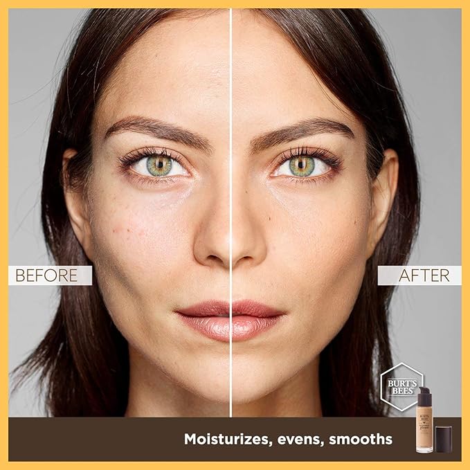 Burt's Bees Goodness Glows Liquid Makeup, Chestnut - 1.0 Ounce