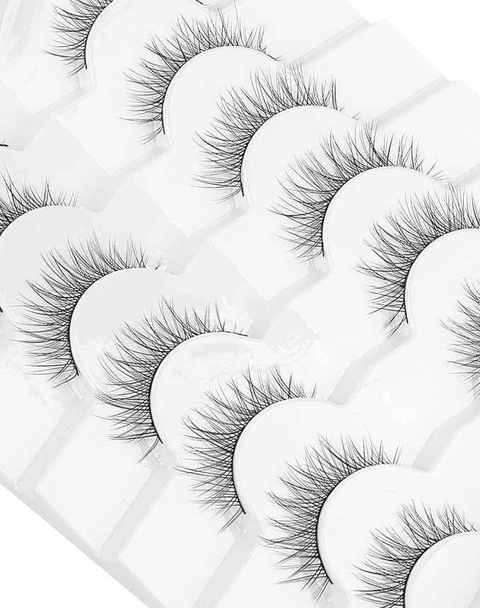 Natural Lashes Natural Eyelashes Short Eyelashes Natural Look False Eyelashes Wispy Eye Lashes Small Lashes Fake Lashes K33