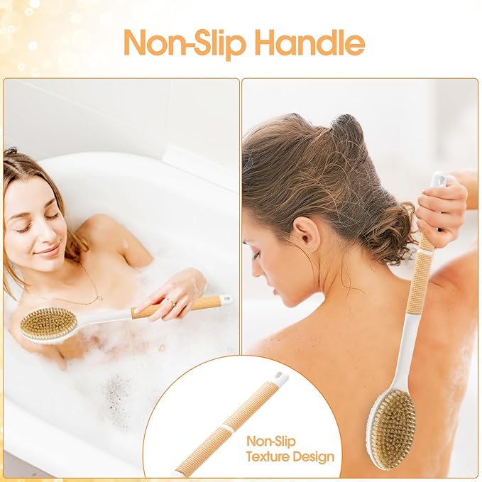 Body scrubber anti slip for