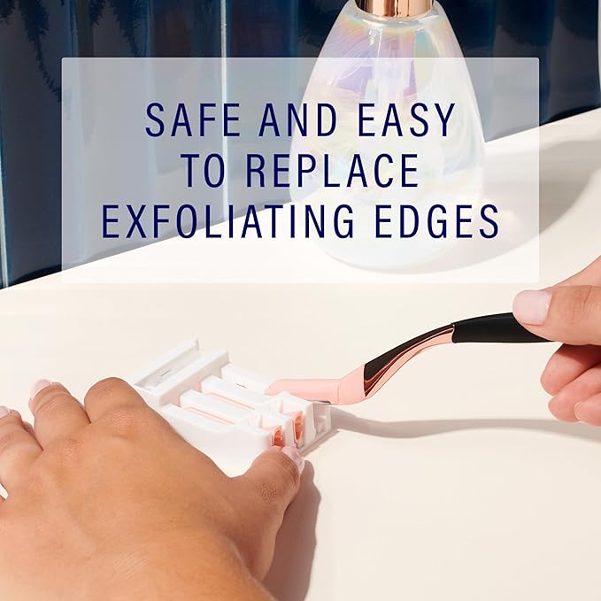 Schick Hydro Silk Dermaplaning Wand Refill Blades, 3ct Dermaplane Microblades for Face