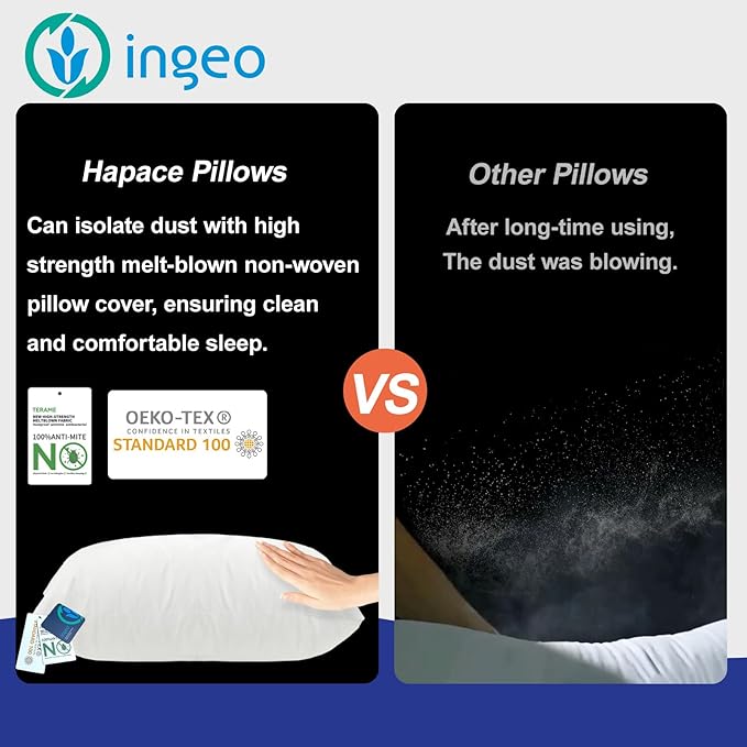 Bed Pillows for Sleeping,Queen Size,Pain Relief Pillow Sleeping,Queen