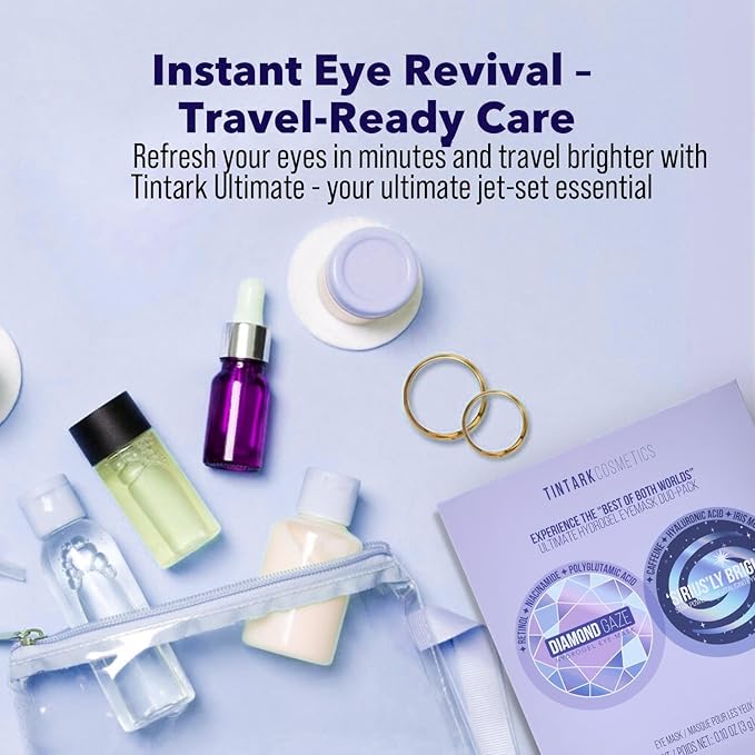 ULTIMATE HYDROGEL EYE MASK 28 Pairs Under Eye Patches, Rejuvenate Eye Area Reduce Dark Circles Puffiness, Tiredness Bags, Gel Pads Brightening, Plumps Fine Lines