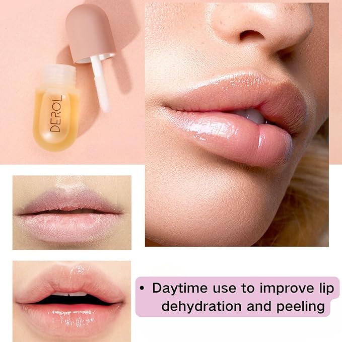 2Pcs Lip Plumper Set,Lip Plumper,Natural Lip