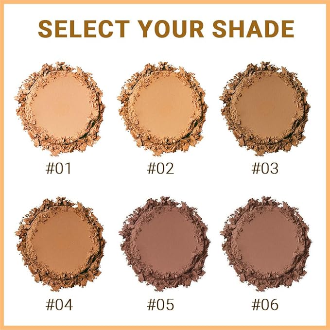 Pressed Matte Face Powder Makeup & Setting Powder for Poreless Wrinkle Blurring Contour Concealer Finishing,Lightweight,High Coverage,Shine Control, N.W 10g (04)