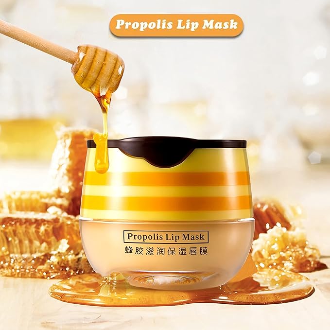 Bee Lip Balm Honey Pot, Exfoliating