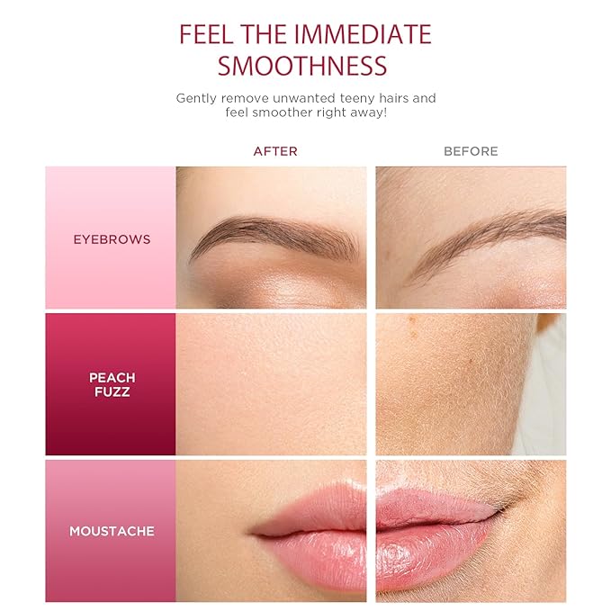 SINAHET Dermaplane Razor for Face, (3 Count) Professional Dermaplaning Tool for Peach Fuzz, Facial and Eyebrow Hair Removal, Gentle Skin Exfoliation Blade