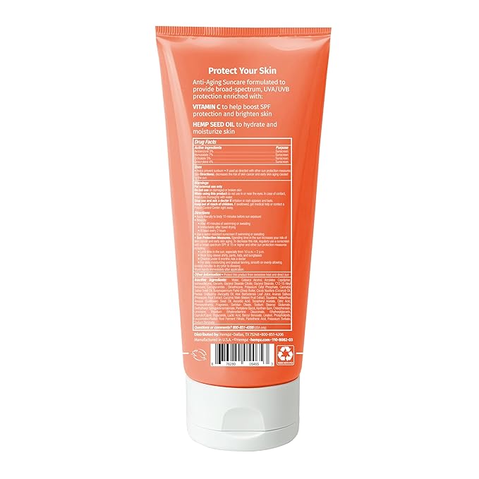 Hempz Daily Body Sunscreen SPF 30, Sweet Pineapple and Honeymelon, Reef Safe, Vegan, Dermatologist Tested, 6 oz