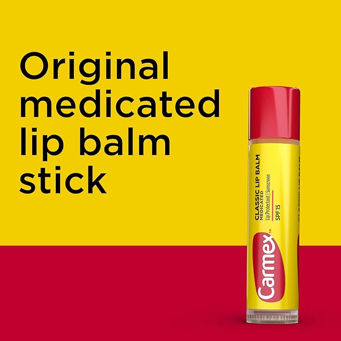 Carmex Classic Medicated Lip Balm Sticks, Lips,