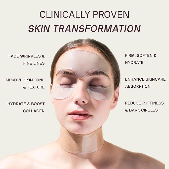 Dermaclara Face Patches Kit - Anti Wrinkle Patches for Forehead, Smile Lines, Silicone Anti-Wrinkle Frown Line Treatment, Up to 30 Uses - 1 Forehead, 2 Mouth, 2 Eye, 1 Neck & 1 Patch Prep Cleanser