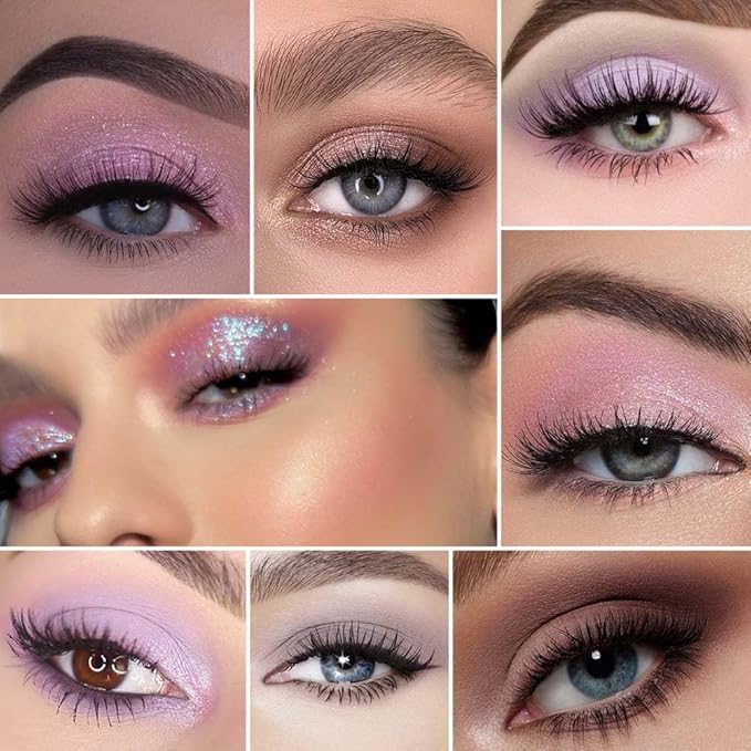 20Colors Nude Light Pink Purple Basics Matte Eyeshadow Palette,Eye Shadow Travel Makeup Palette all in one Long Lasting Waterproof Ultra-Blendable,Great for Travel Gift Kit