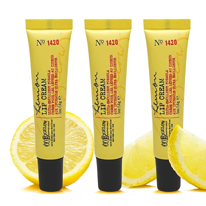 C.O. Bigelow Lemon Lip Cream Trio, 14g