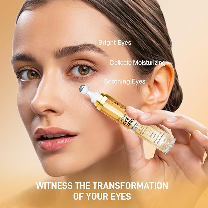 Caffeine eye serum for dark