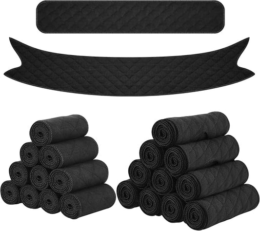 Cotton Tummy Liners and Bra Liners Set for Sweat Rash Skin Folds Plus Size Women Sweating Supplies