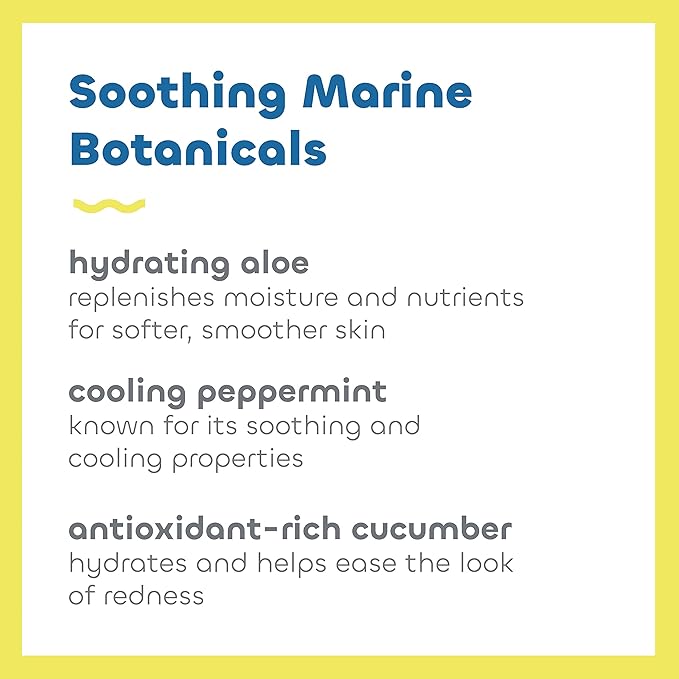 Seaweed Bath Co. Cooling Mist SPF 60 Sport Broad Spectrum Hybrid Sunscreen Spray, 6 Ounce, Sustainably Harvested Seaweed, Aloe, Peppermint