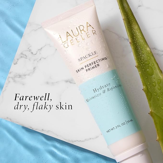 LAURA GELLER NEW YORK Spackle Primer - Hydrate - Super-Size 2 Fl Oz - Hyaluronic Acid Makeup Primer for Mature Skin