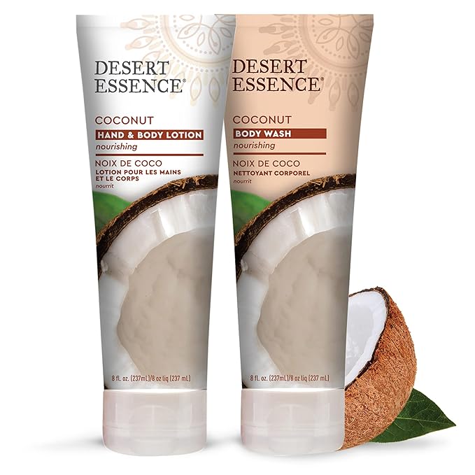 Desert Essence Organic Coconut Hand and Body Lotion 8 fl. oz.