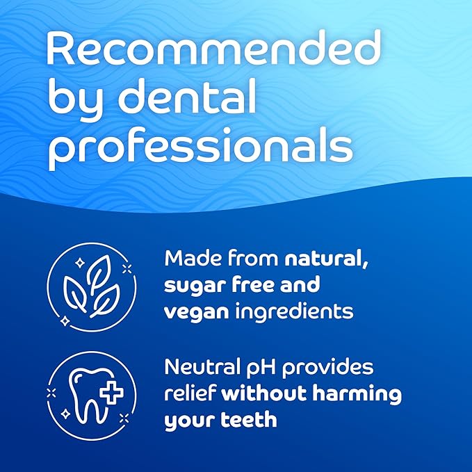 Oracoat XyliMelts for Dry Mouth Night Time or Day - Moisturizing Dry Mouth Adhering Discs, Sugar Free with Xylitol, 40 Count - 6 Pack, Mild Mint Flavor, 8-Hour Relief