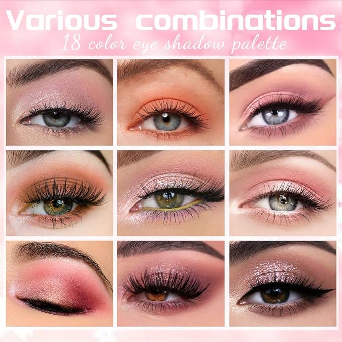 18 Girds Colorful Matte Shimmer Eyeshadow Palette