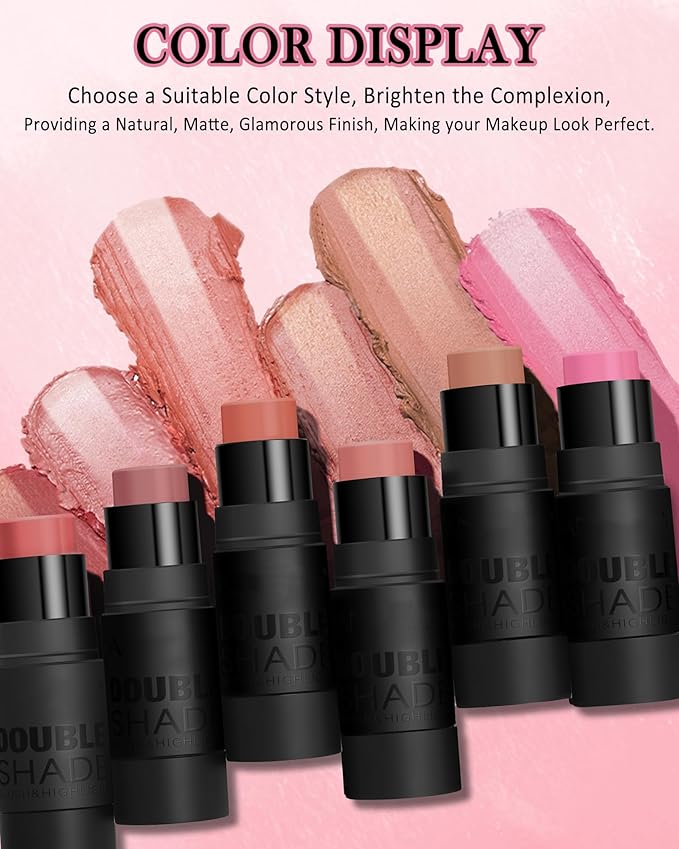 Cream Blush Stick Makeup for Cheeks, Multi Blush for Women-04