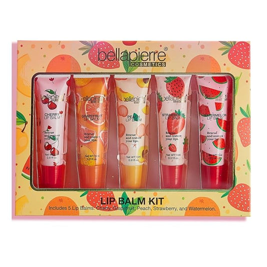 bellapierre Cosmetics 5-Piece Natural Lip Balm Collection