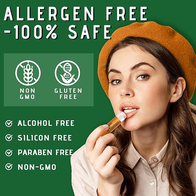 39 Pack of Lip Balm, 12 Flavored Lip Balm in Bulk Natural Lip Balm Set, Beeswax Moisturising & Soothing Lip Balms Bulk Gifts for Women Stocking Stuffers Party Favors(4.2g/0.15oz)