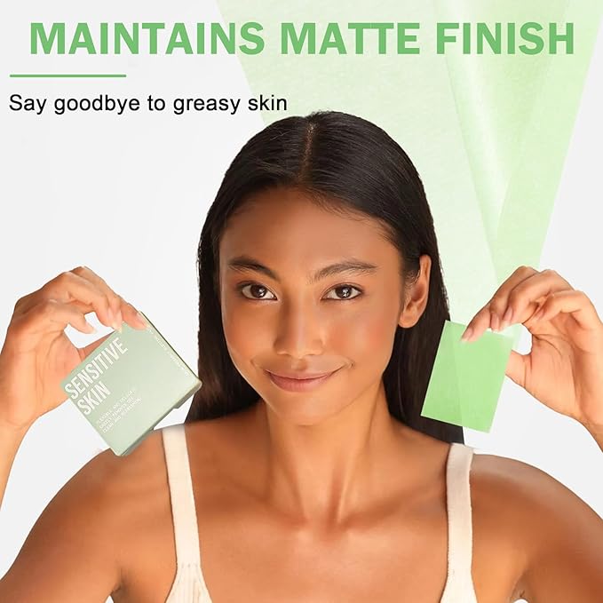 Oil Blotting Sheets for Face Blotting Paper for (200 Sheets)