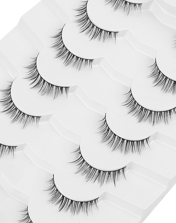 Natural Lashes Natural Eyelashes Short Eyelashes Natural Look False Eyelashes Wispy Eye Lashes Small Lashes Fake Lashes K17