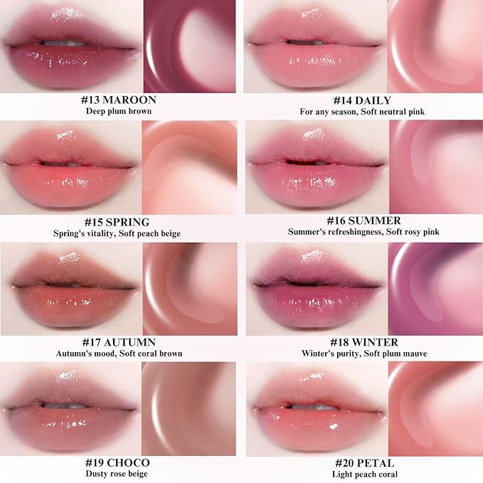 BBIA Glow Tint – Lip Plumping Volumizing Glossy & Glowy Lip Stain Naturally Moisturizing Comfortable Texture Lightweight Long-Lasting Vivid Color Non-Sticky Korean Makeup (02 VINTAGE, Pack of 1)