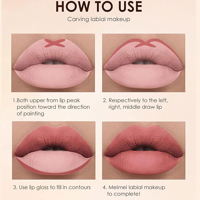 BestLand 12Pcs Matte Liquid Lipstick + Lip Liner