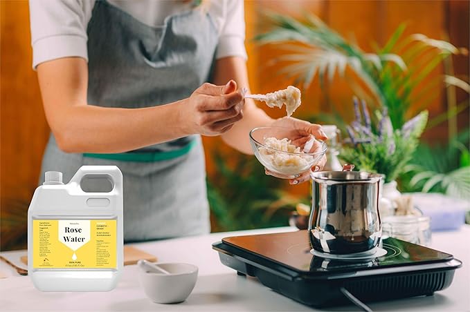 145 fl oz Rose Hydrosol for Face Hydrating Mist Hydration, 100% Pure Rose Water, Cleanses & Softens Skin, Promotes Healthy Skin Cell, Suitable for All Skin Types