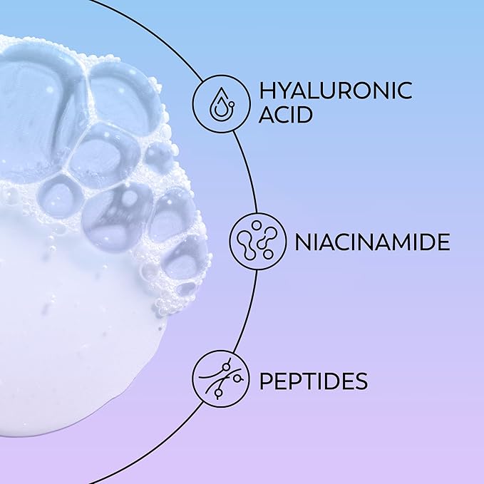 Olay Regenerist Hyaluronic + Peptide 24 Face Wash, Fragrance-Free, 5.0 o