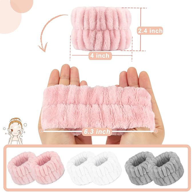 Women's wrist towels for washing