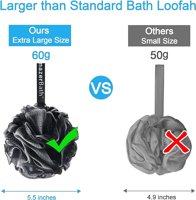 Amazerbath loofah sponge 60g/piece, loofah